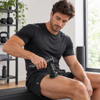 Visuel de présentation du Rekova Pulse, pistolet de massage chaud et froid