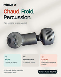 Pistolet de massage chaud et froid - Rekova Pulse